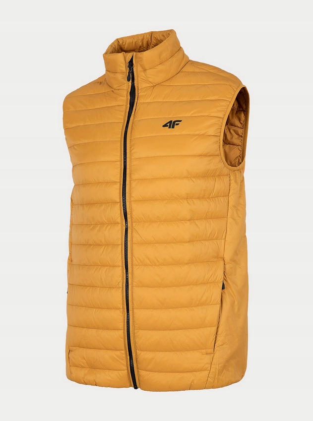 

Bezrękawnik kamizelka 4F męska pikowana żółta XL