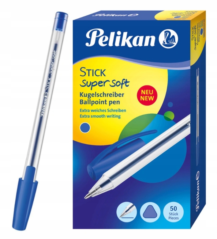 

Długopis Pelikan Stick Soft Niebieski 50 szt