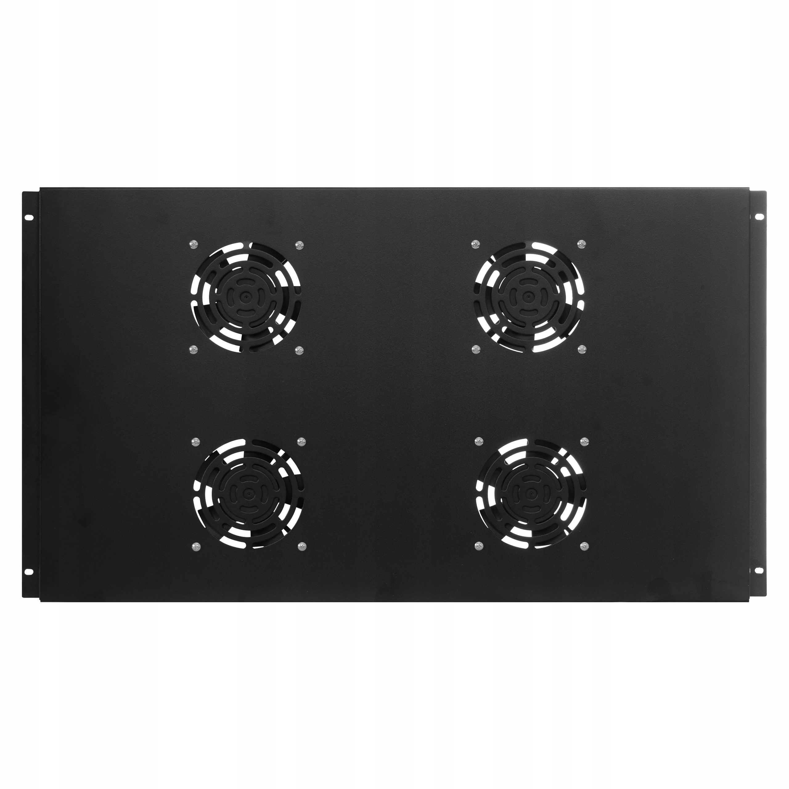 Panel wentylacyjny Rack 19" 1U 4x wentylator do szafy 600x1000 Neku Flr