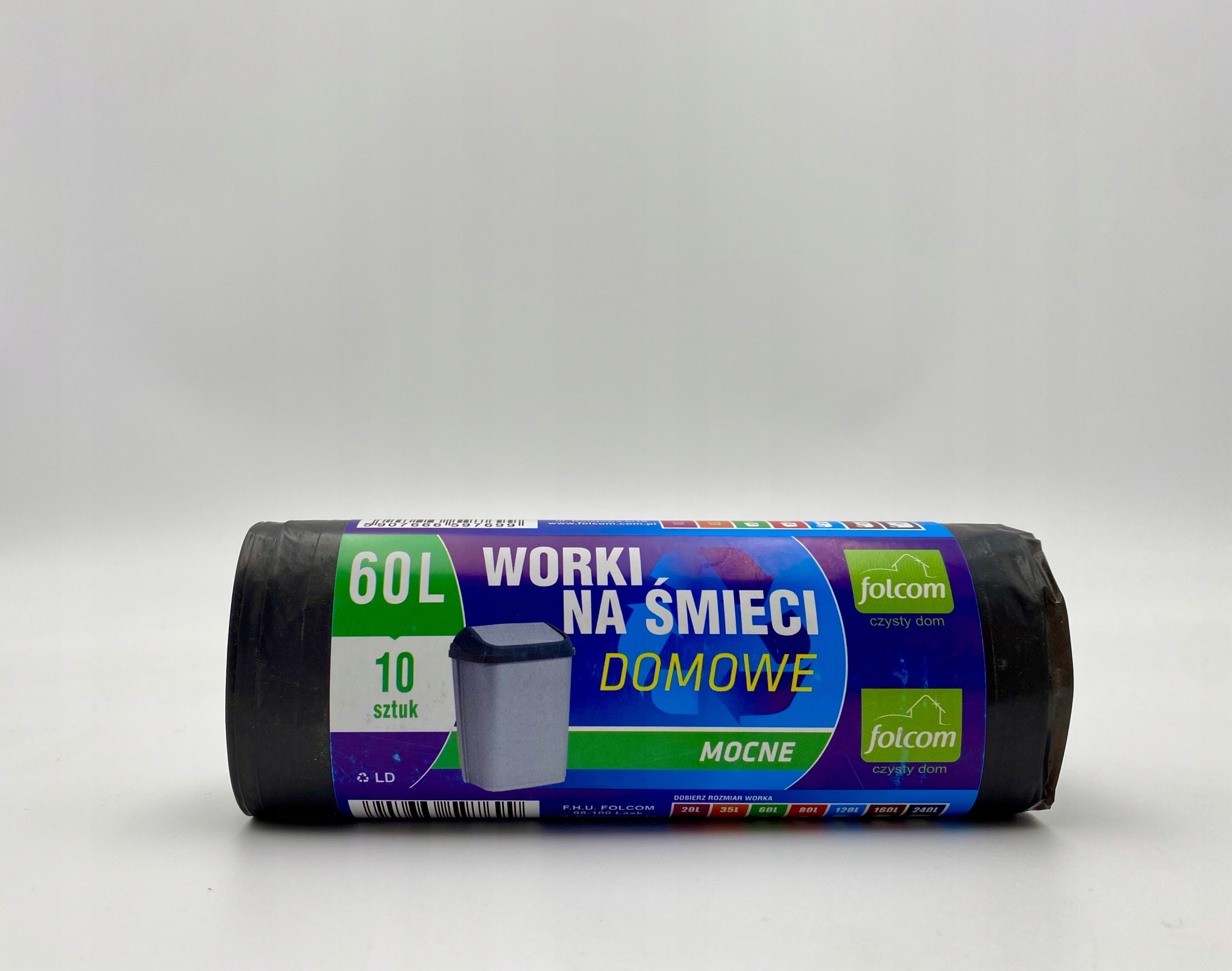 

Worki na śmieci 60l 10 szt.