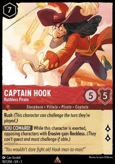 Lorcana Captain Hook - Niska cena na Allegro