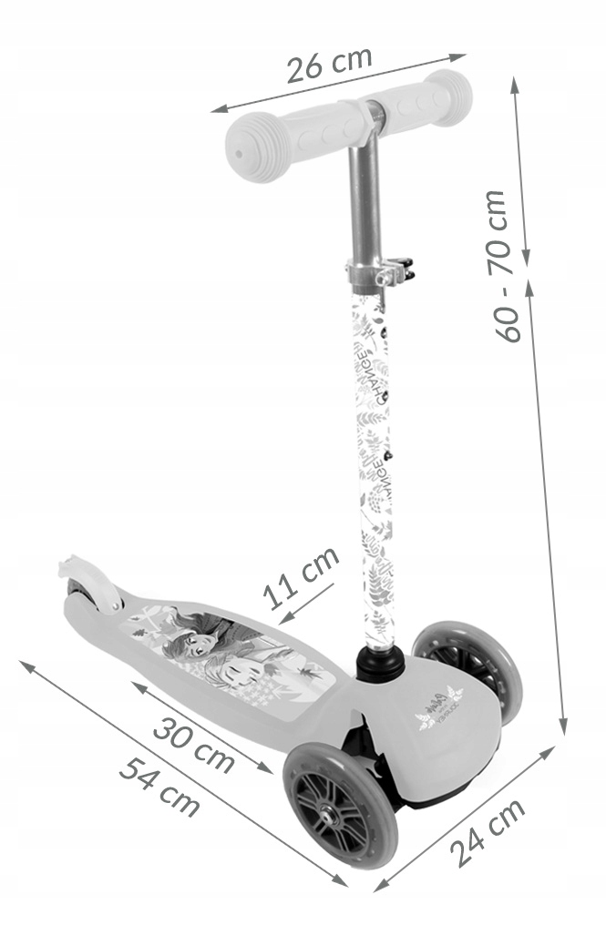 HULAJNOGA 3 KOŁA TRÓJKOŁOW BALANSOWA FROZEN 2 ELSA Kod producenta 9949