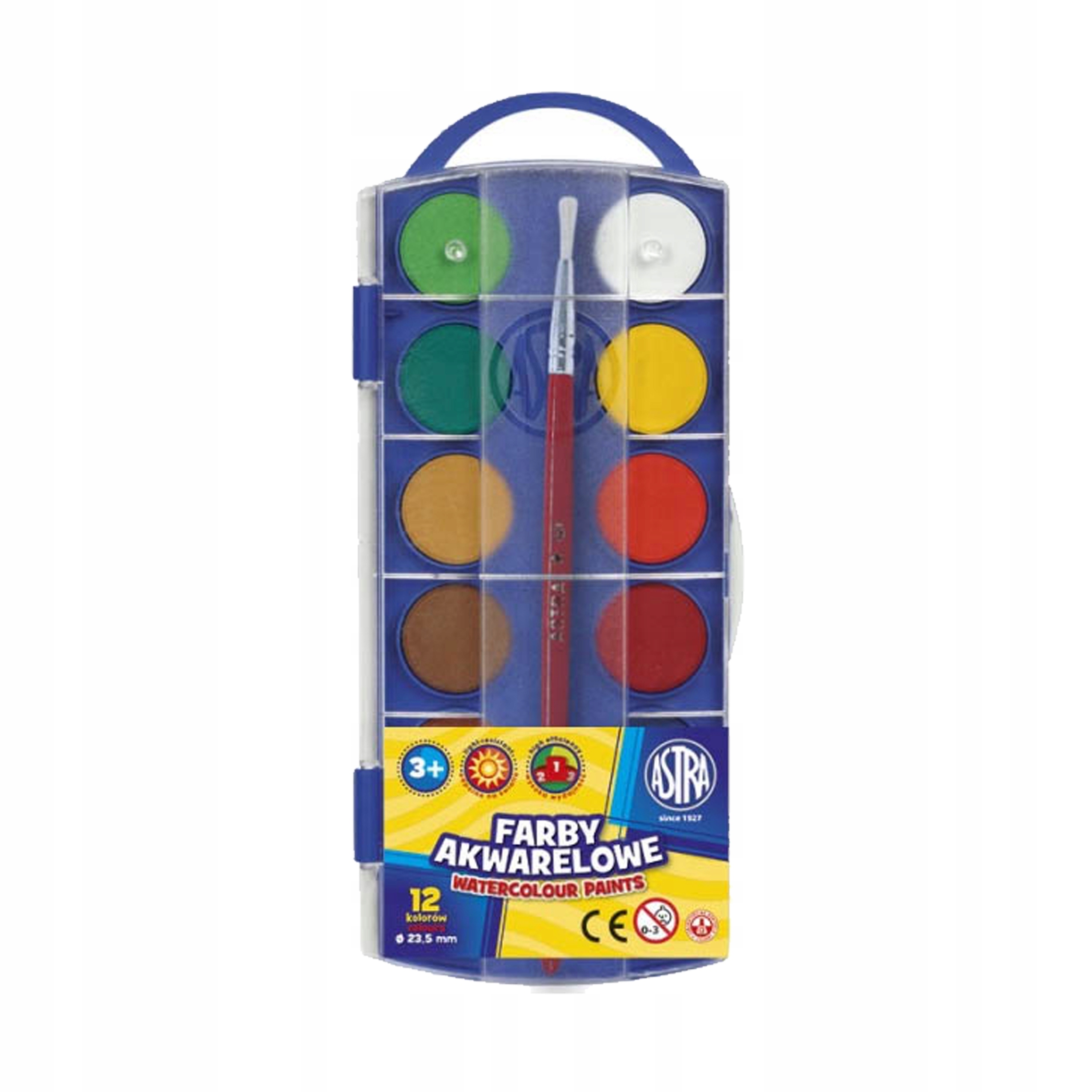

Farby Akwarelowe Pędzel 23,5mm Astra