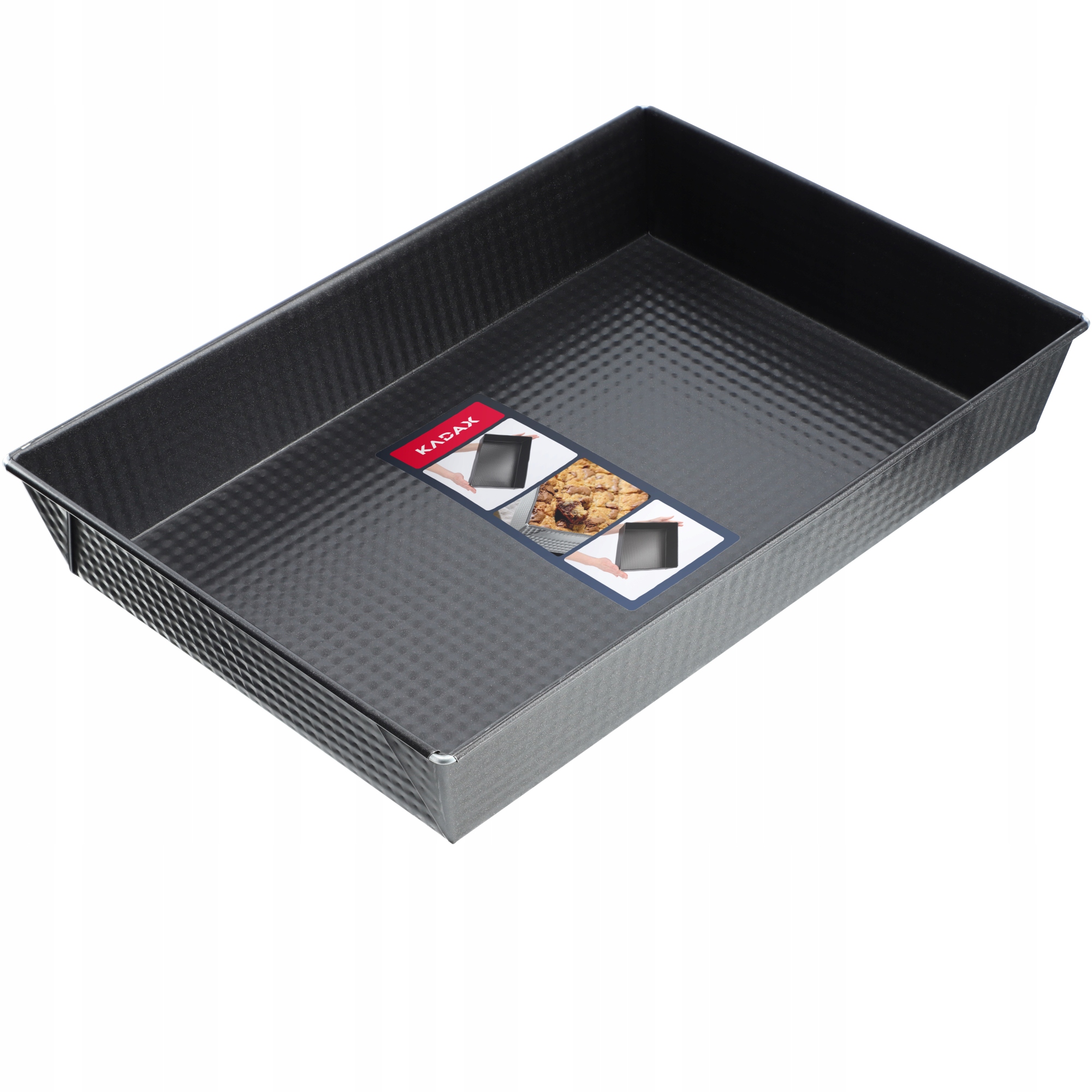 Противень для выпечки торта антипригарный прямоугольный 36X25X6