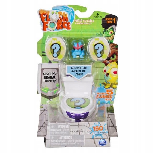 FLUSH FORCE 5-pak OKROPNA TOALETA kibelek POTWÓR zestaw 5 figurek