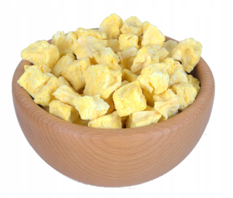 Ananas Liofilizowany 0,5KG Ananasy Kostka 500g