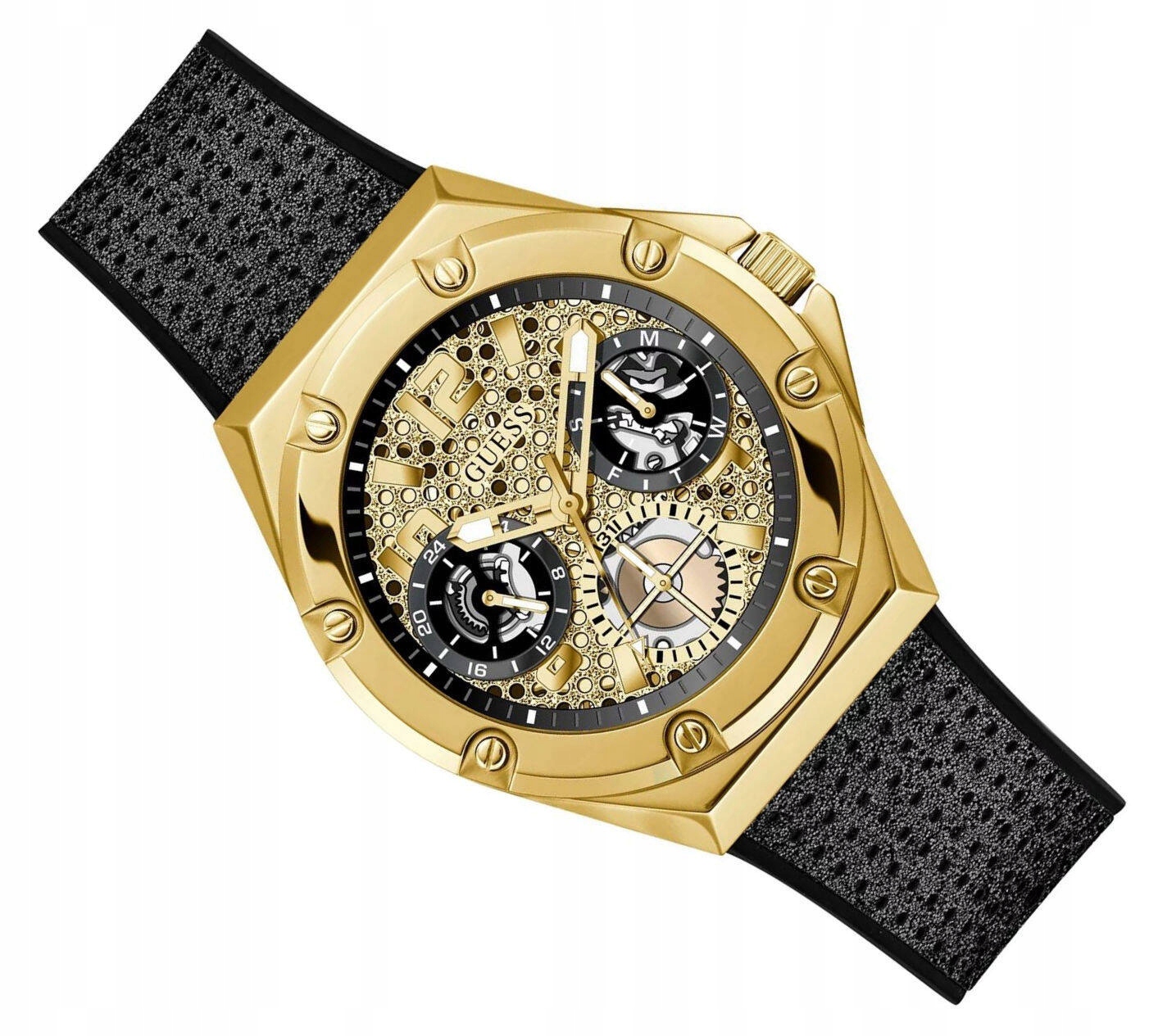 Dámské Elegantní Zlaté Hodinky Guess Asteria GW0620L2 50M Vodotěsné