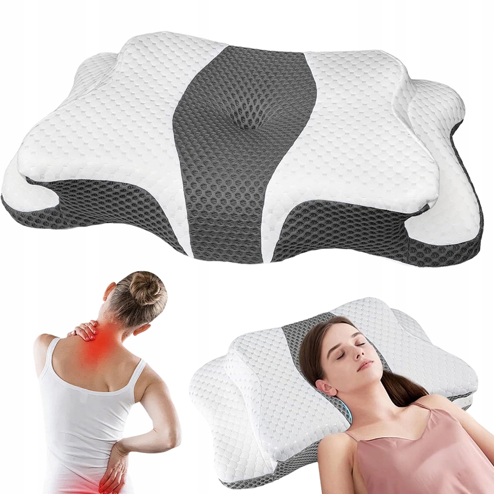 Ortopedický Polštář Z Paměťové Pěny Ergonomická Paměť Tvaru Pod Krkem