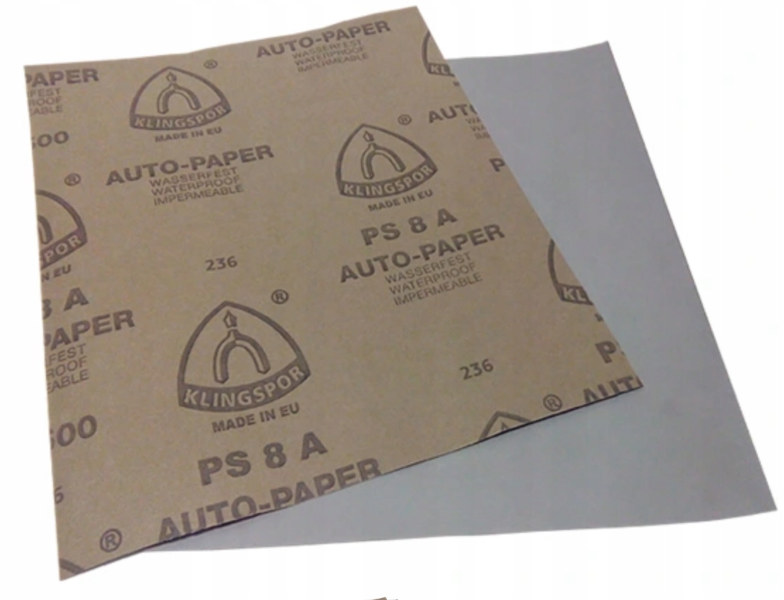 

Papier Ścierny Wodny Wodoodporny P1500 Klingspor