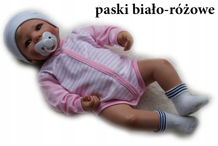 

Body rozpinane pajacyk długi rękaw 62 bawełniane