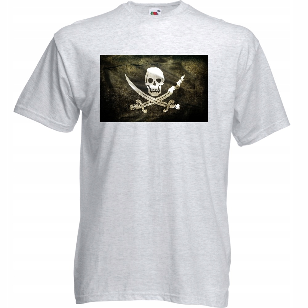 

Koszulka z nadrukiem flaga piracka Jolly Roger S
