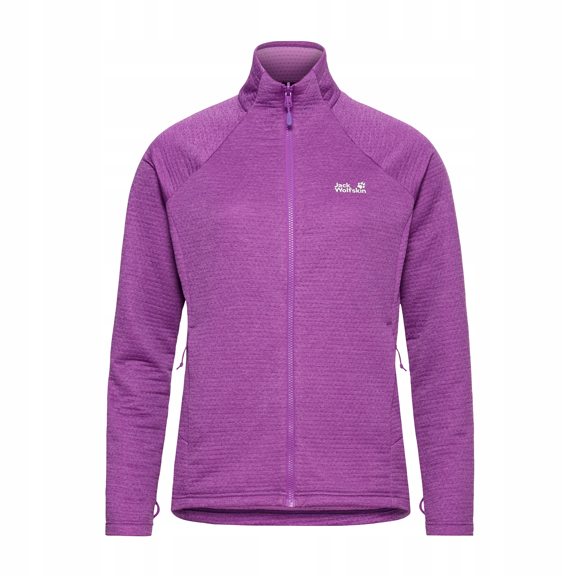 Bluza polarowa damska Jack Wolfskin Anytrail Full Zip freesia