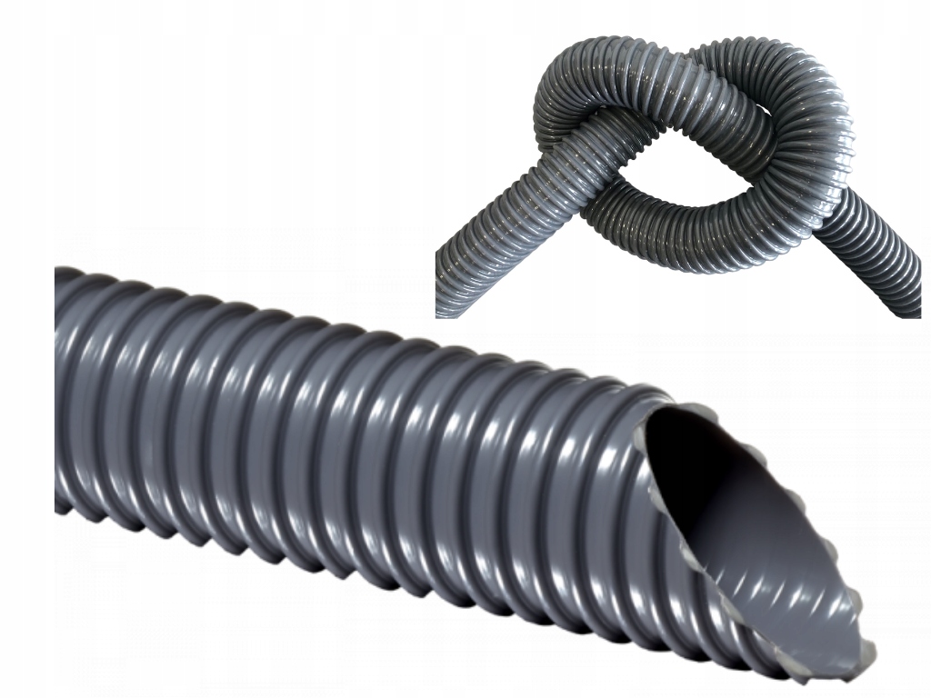 

Wąż Ssawny Pcv Gray Elastyczny do Wody Pompy 38mm