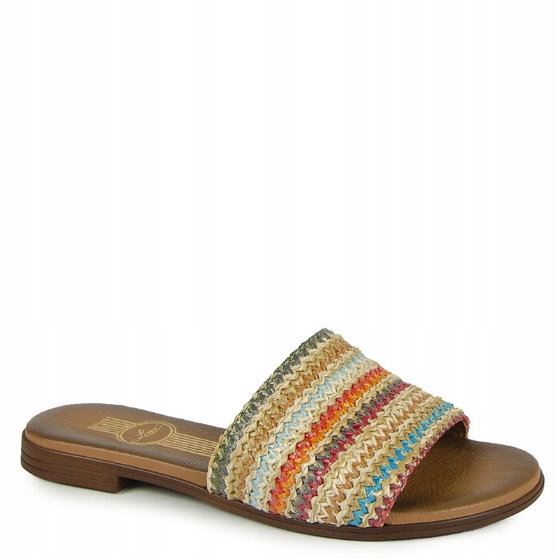 Lemar 40420 MIX Béžové Pletené Nazouváky 40