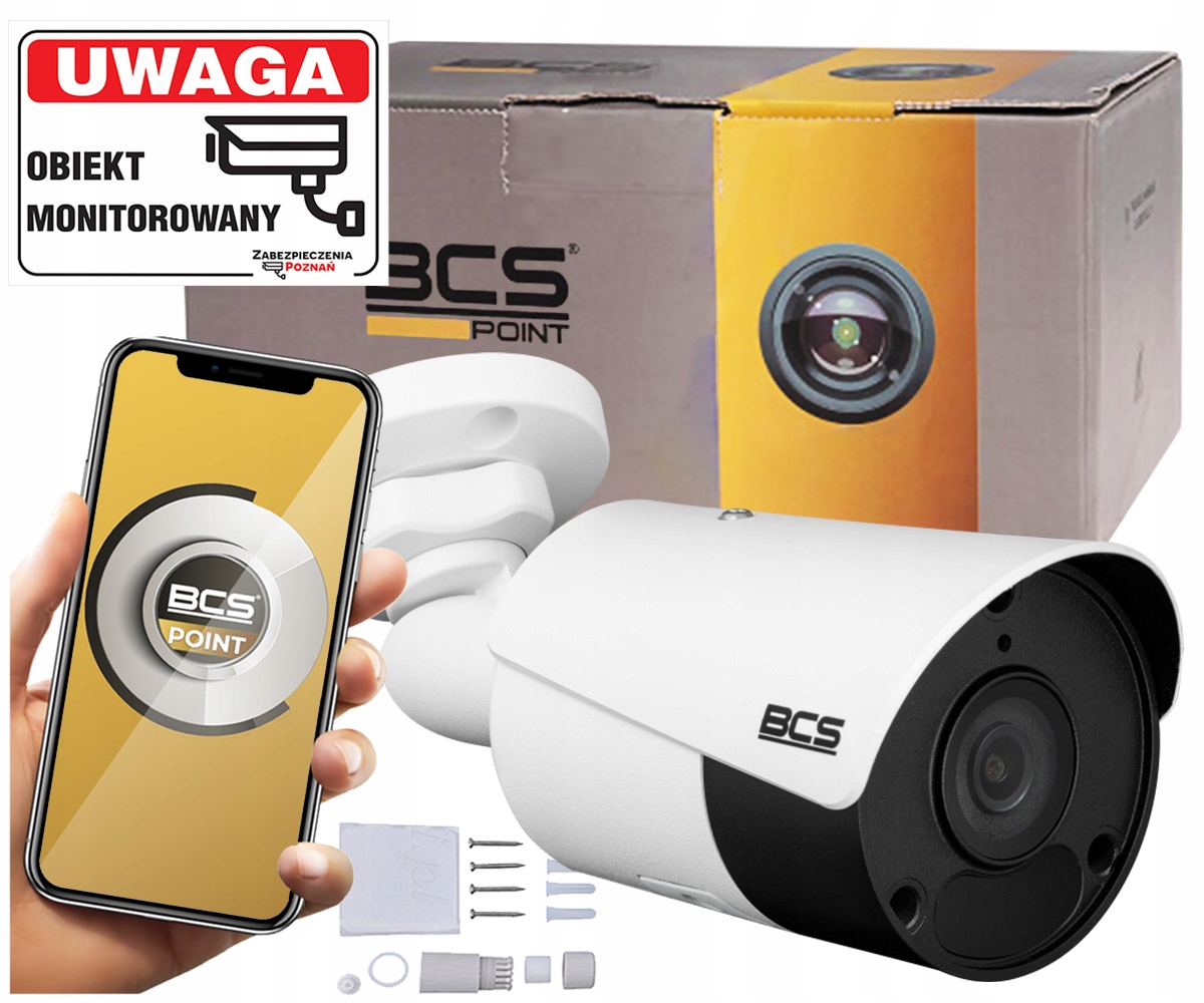

Kamera nocna Ip BCS-P-TIP15FSR5 IR50m Wdr Poe Sd