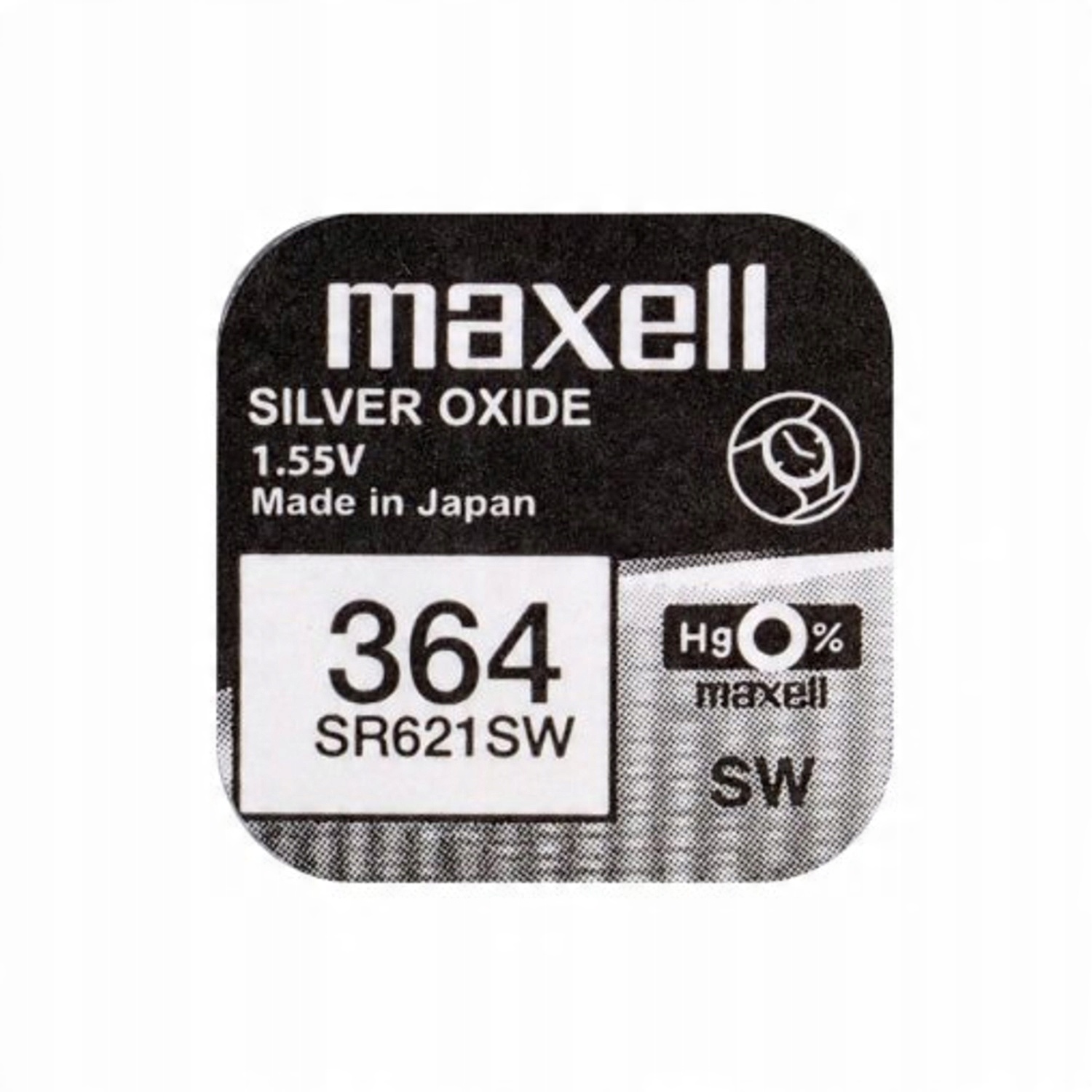

Bateria srebrowa, zegarkowa Maxell (364) SR621SW