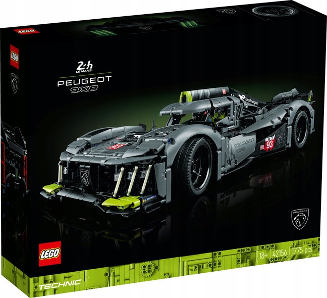 Lego 42156 Technic Peugeot Le Mans Hybrid Hypercar