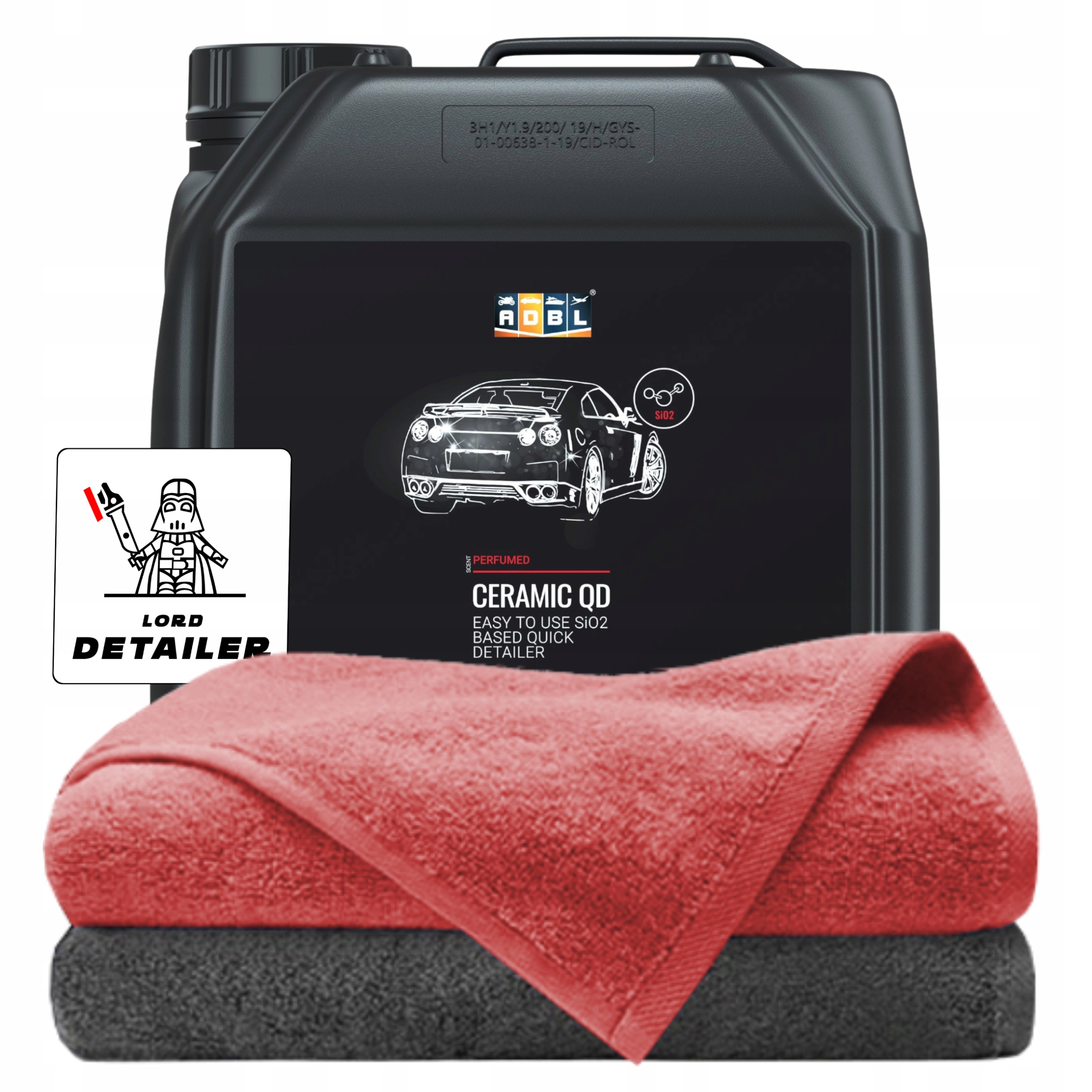 Adbl Ceramic Qd 5L Quick Detailer SiO2 Quartz pre automobily Detailing