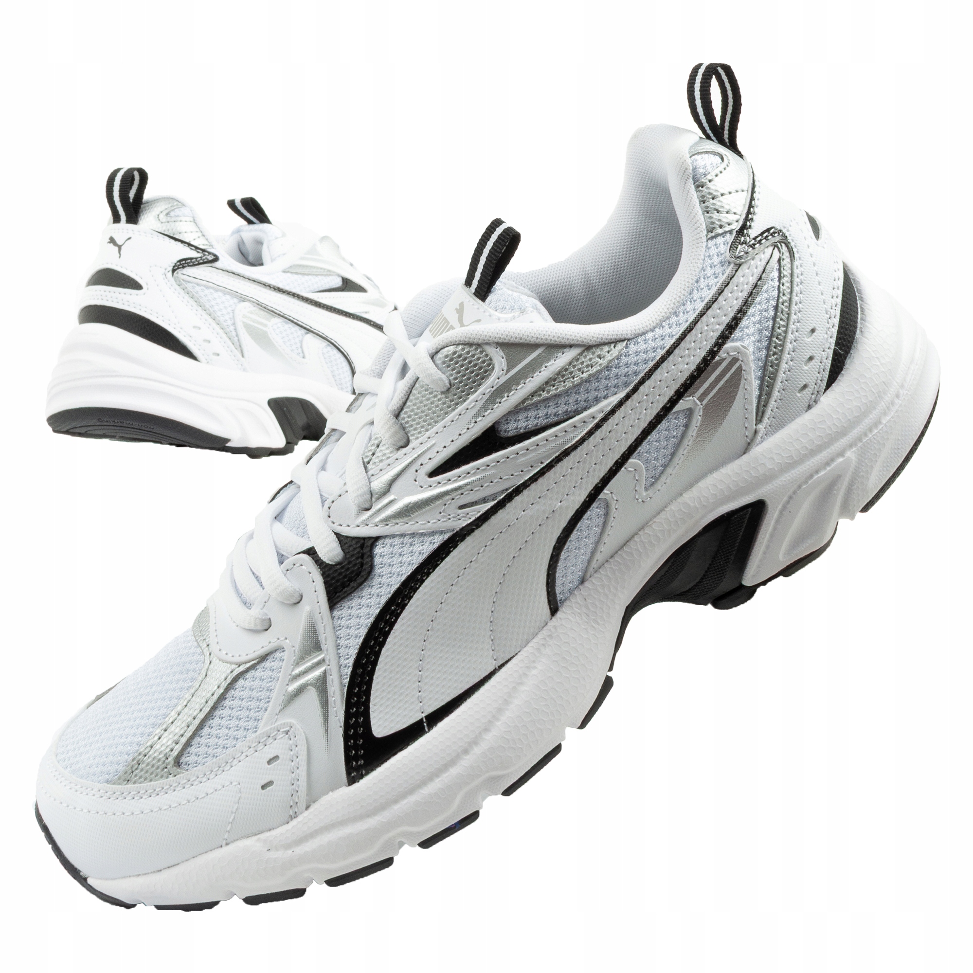 Pánské sportovní tenisky Puma Milenio Tech vel.43, bílé, lehké