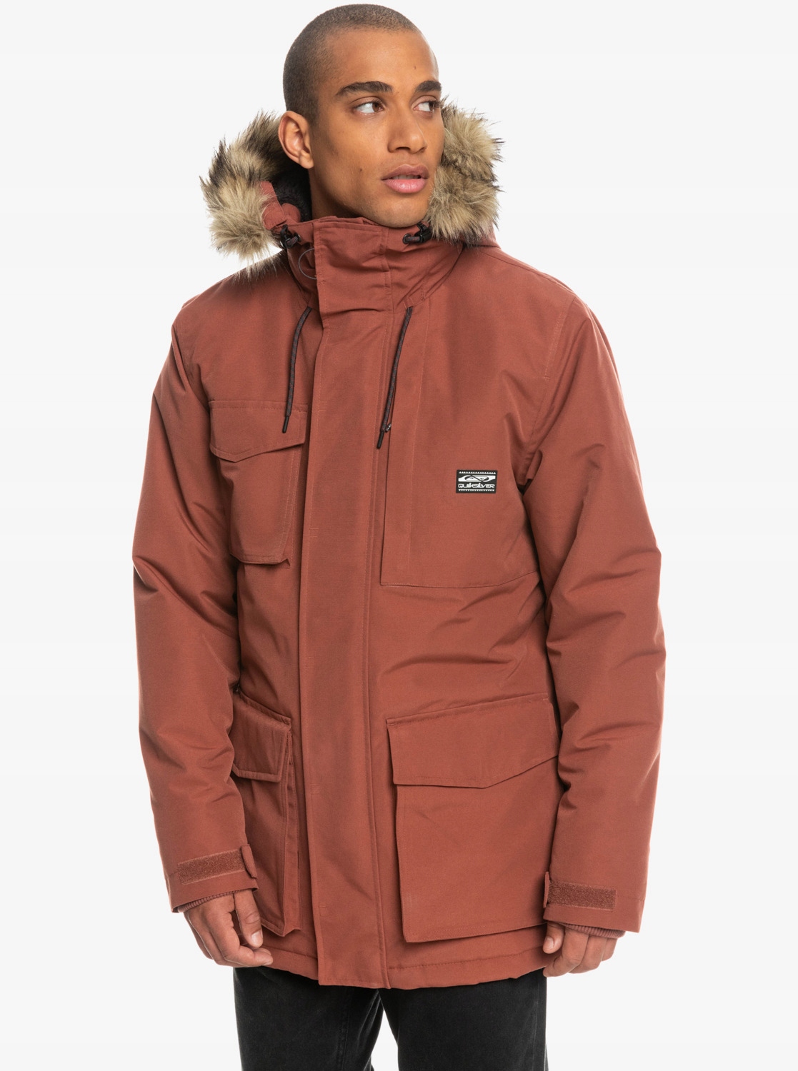 Quiksilver Ferris Primaloft pánská bunda parka s kapucí Ferris velikost L