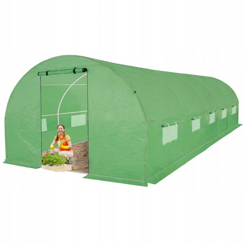 

Tunel Foliowy Szklarnia 3x8m Premium z Siatką Pe