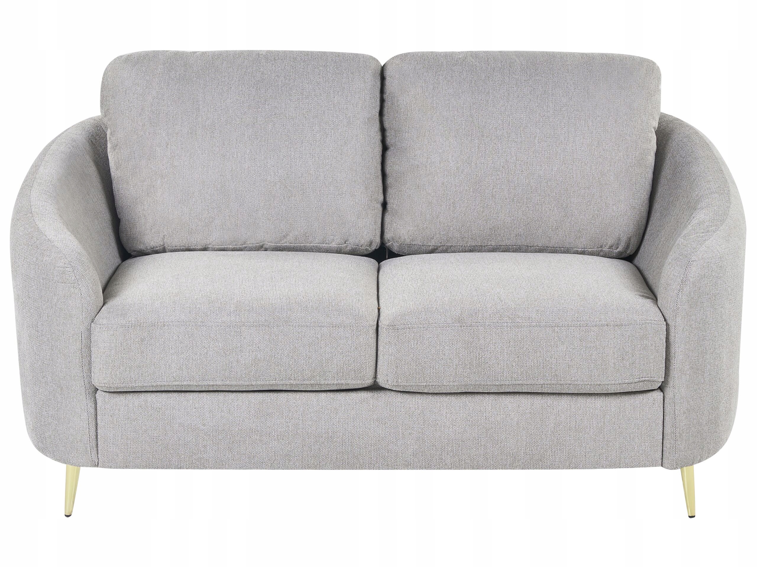Sofa kanapa dwuosobowa tapicerowana szara