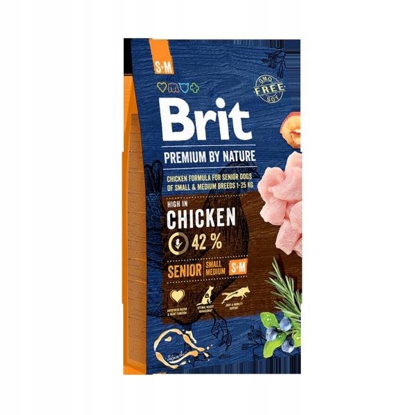 Brit Premium by Nature Senior S+m 8kg