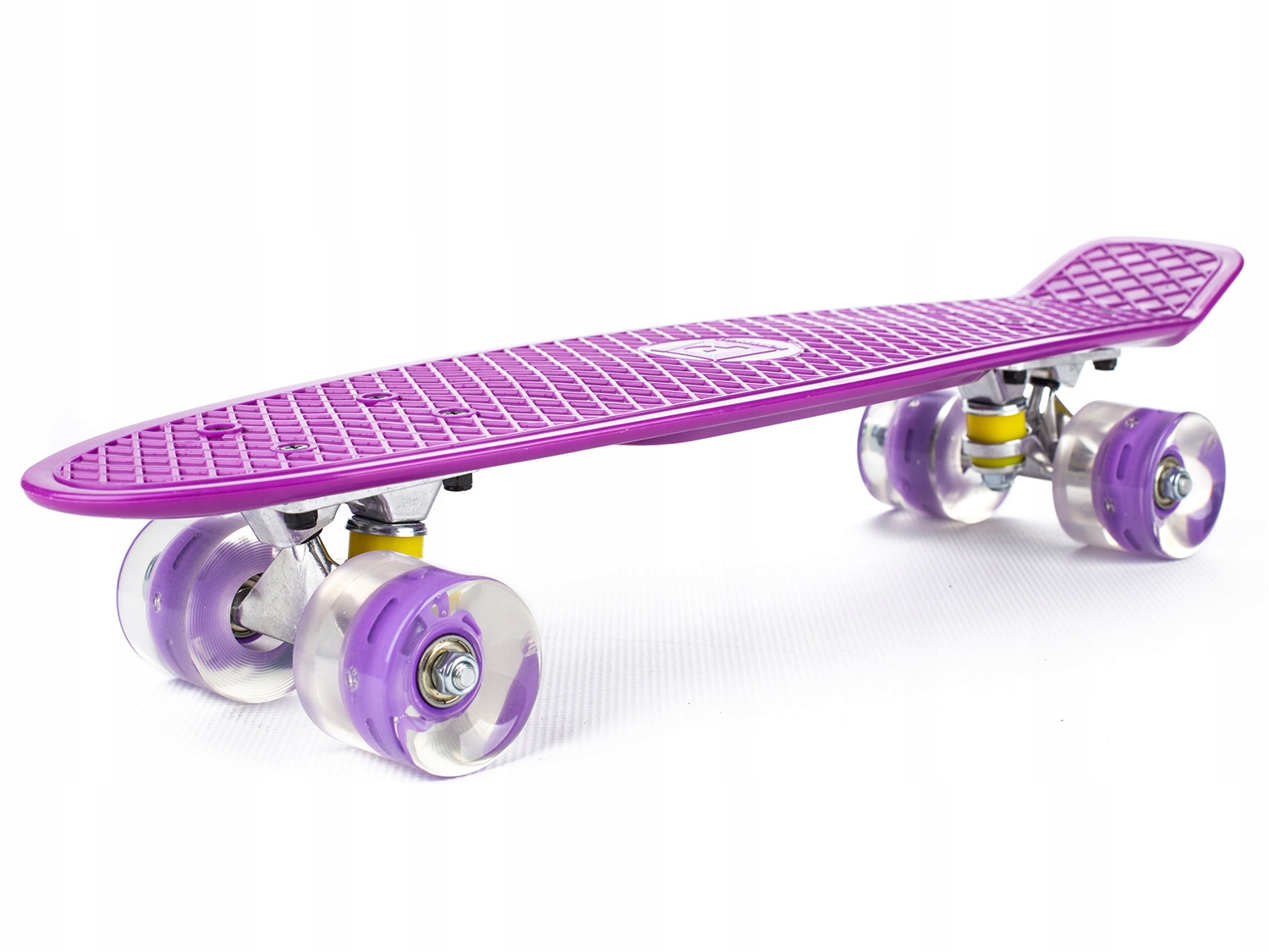 DESKOROLKA FISZKA DESKA ŚWIECĄCE KOŁA LED KOLORY RGB FISHBOARD DLA DZIECI Długość decku 56 cm