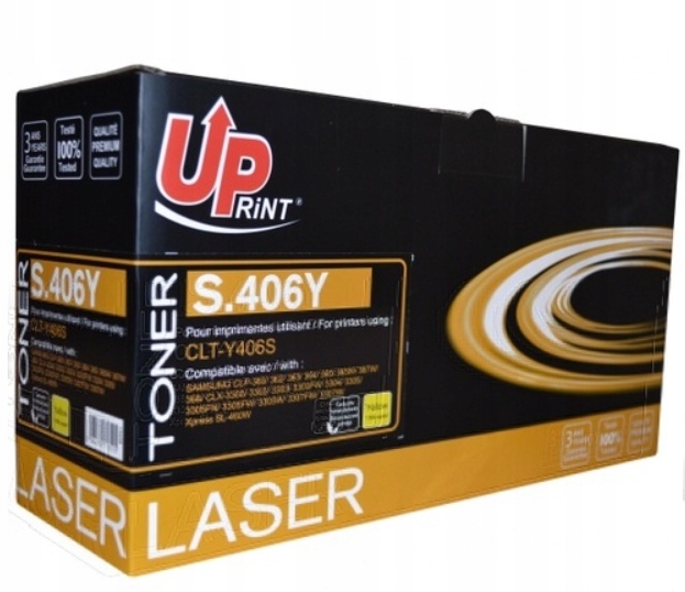 Náhradní toner Uprint CLT-Y406S žlutý, 1000 stran (pro tiskárny Samsung)