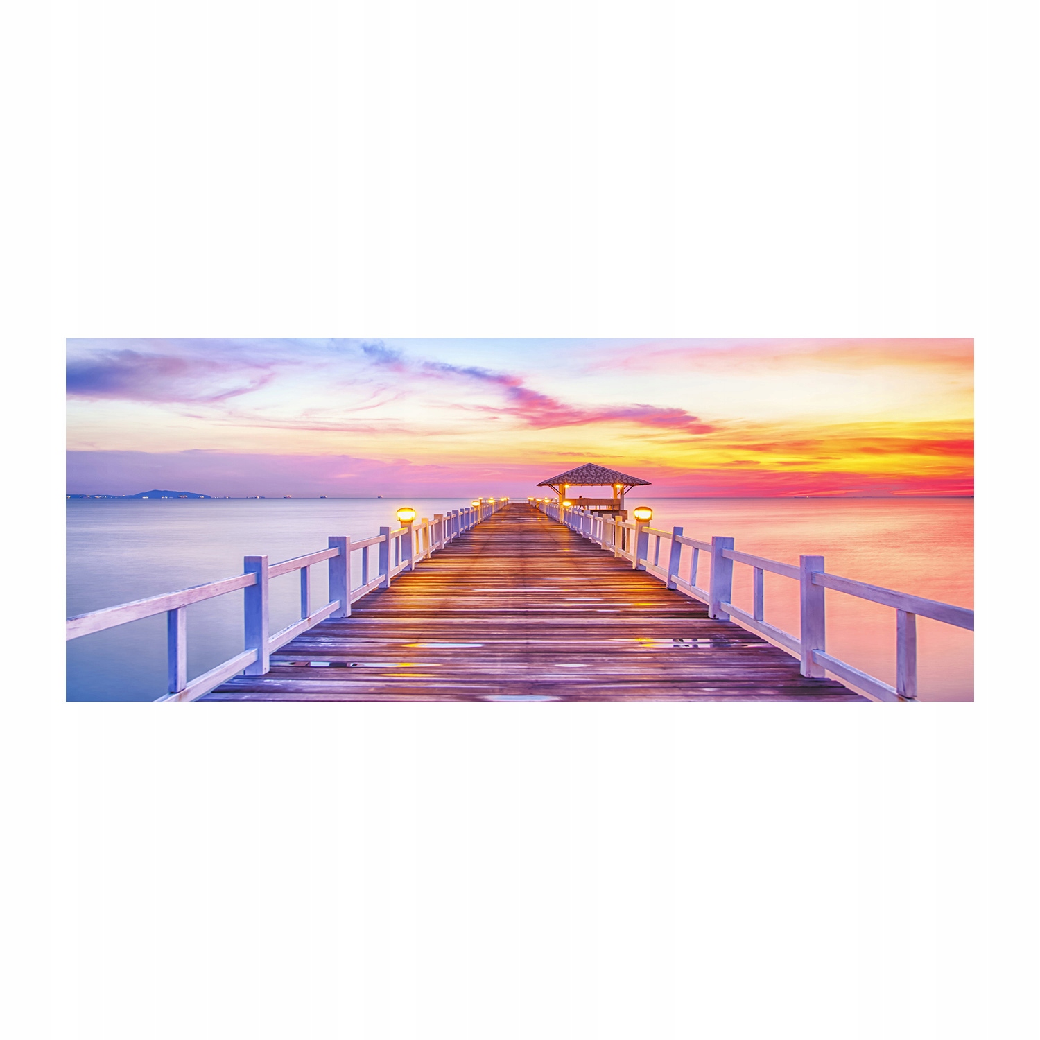 

Foto obraz akryl zdjęcie Drewniane molo 125x50 cm