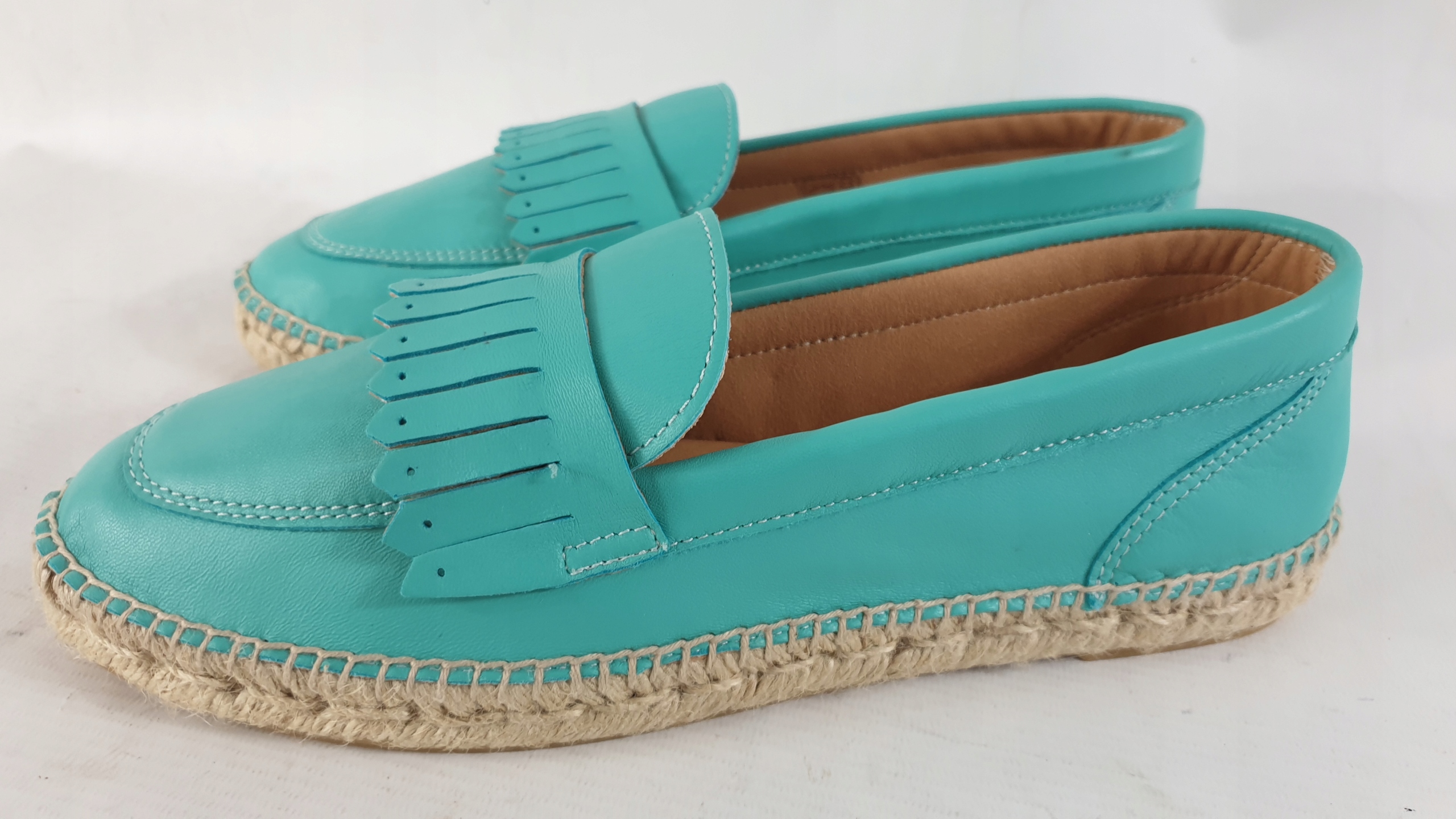 kana kožené espadrilky balerínky vel.42