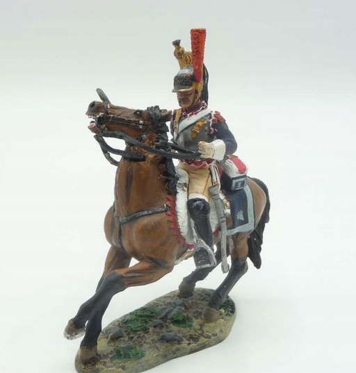 Trooper 5. pluk francouzských kyrysníků 1806-12 Del Prado 1/30 SNC001