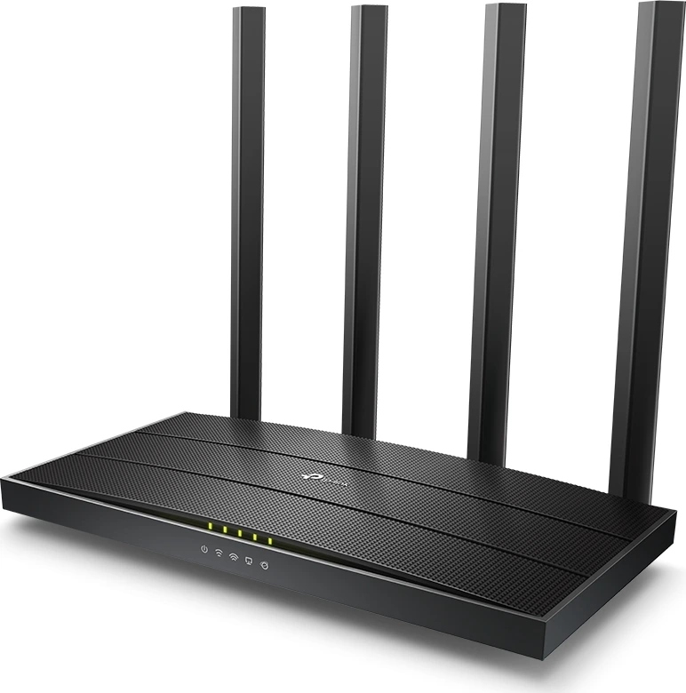 Archer C6 WiFi router AC1200, Mu-mimo, Dual Band, 5x RJ45 1000 Mb/s