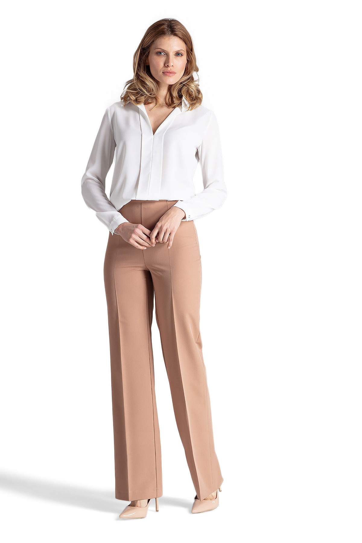 

Figl Spodnie M657 ~L~ Damskie Brązowy