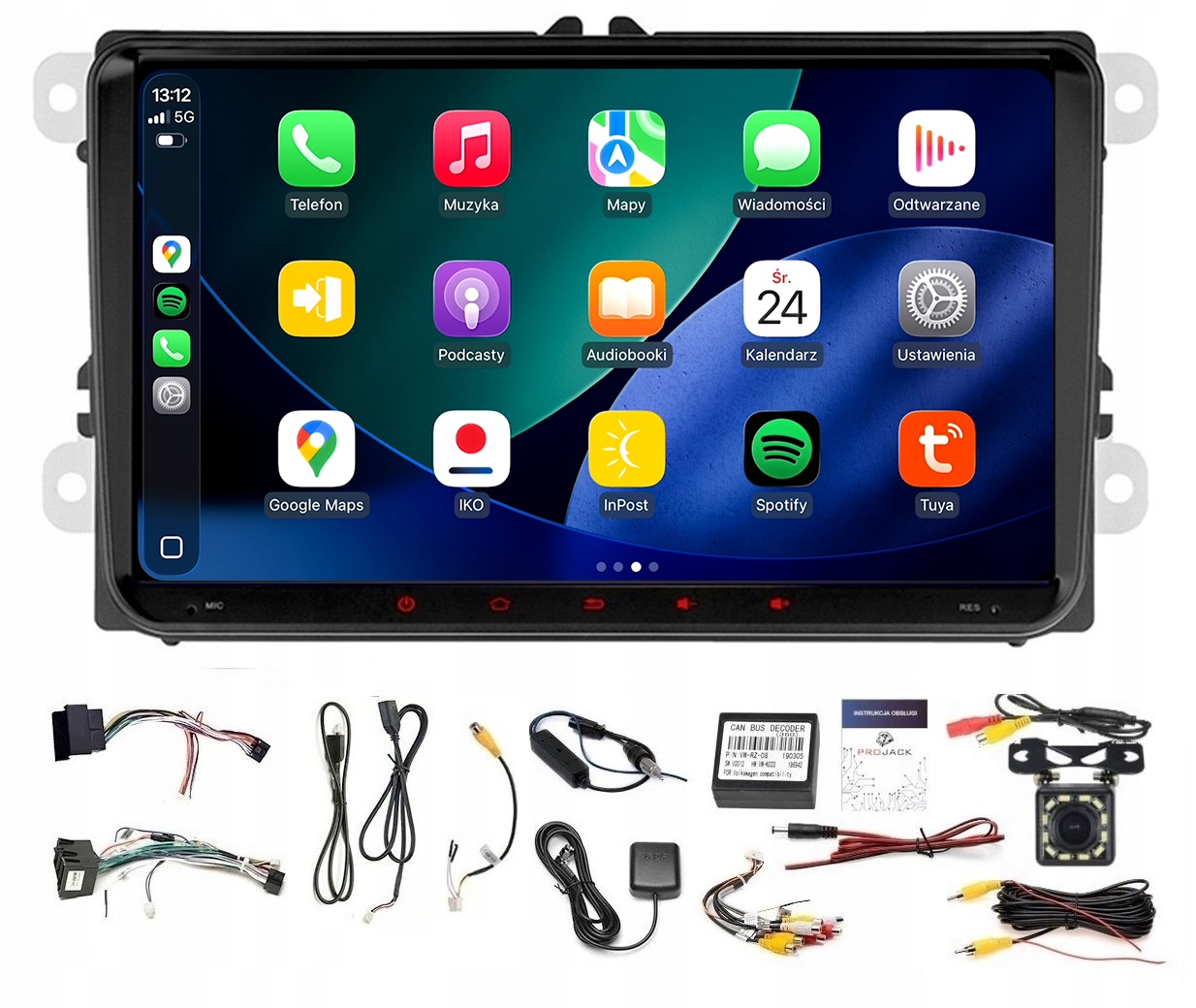 Rádio Navigácia Gps Android Seat Altea XL 2006-2015 Wifi Bt Carplay 2/64GB