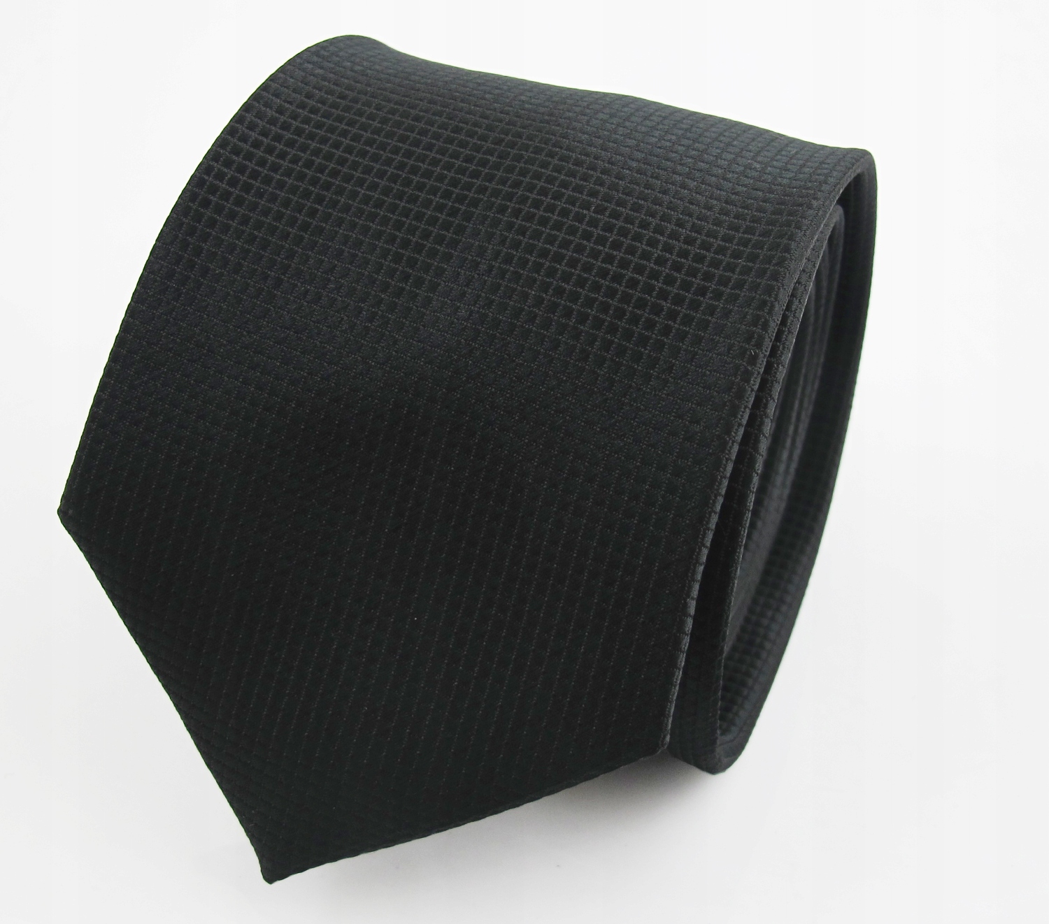 KRAWAT MĘSKI CZARNY.