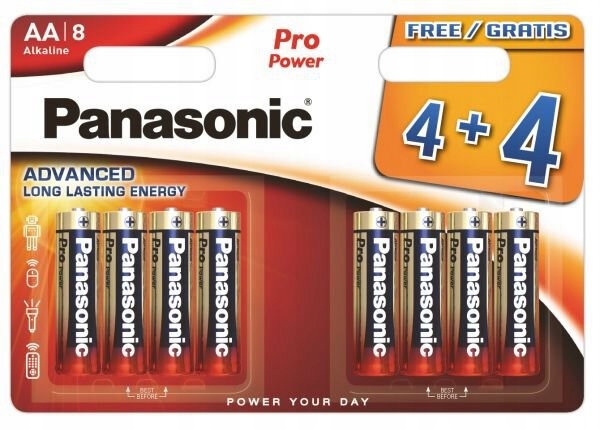 

Baterie Panasonic Pro Power LR6 Aa Blister 8 szt.