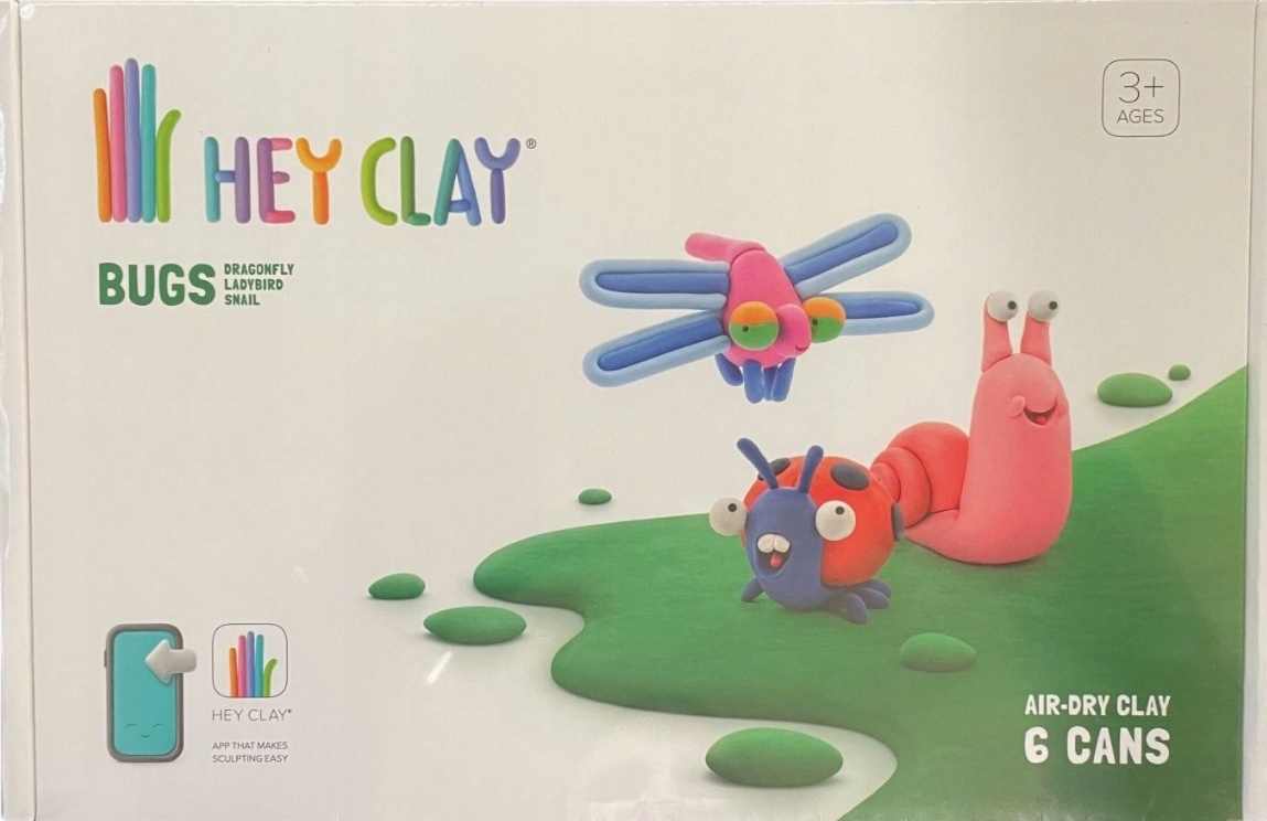 

Masa plastyczna Hey Clay Bugs Robaki 6 pojemników