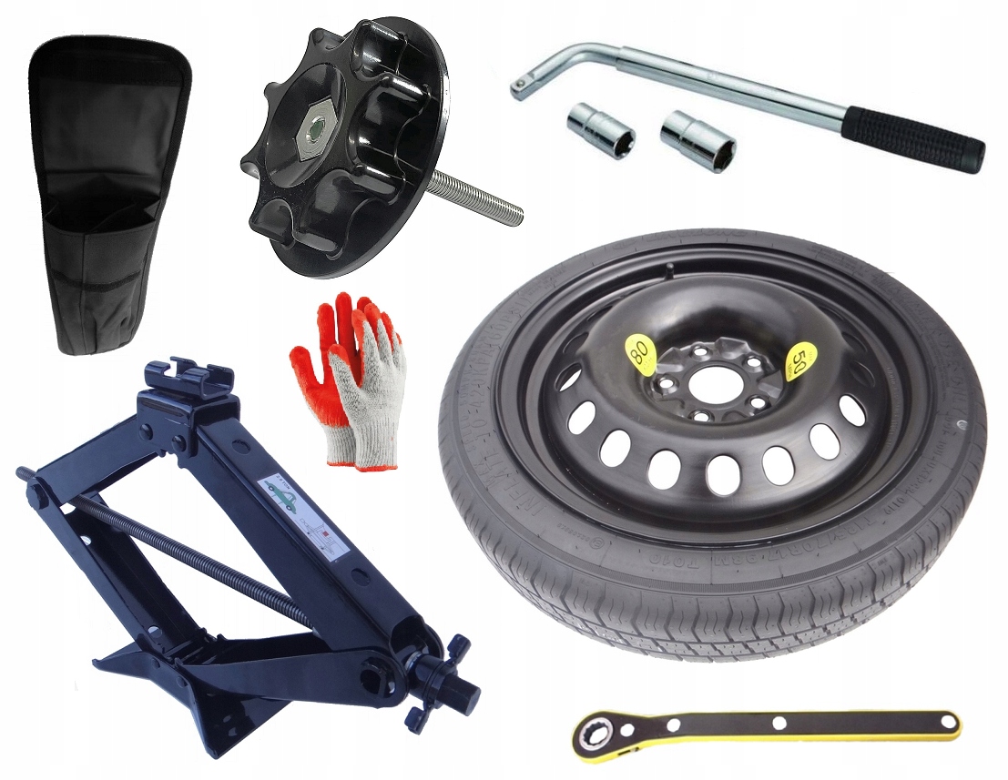 nové Dojezdové Kolo 125/70 R17 Kia Venga Set (šroub)