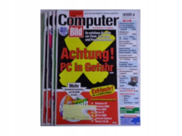 Computer Bild nr 8-10,12,20 z 2004 - po niemiecku