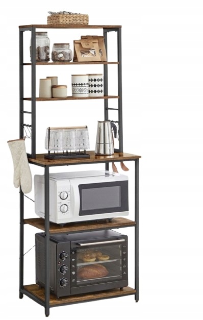 Regał Szafka Kuchenna Organizer 6 Poziomów Loft Nowoczesny