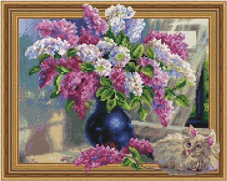 Diamantová mozaika 5D Na dřevo 40x50 Ipicasso