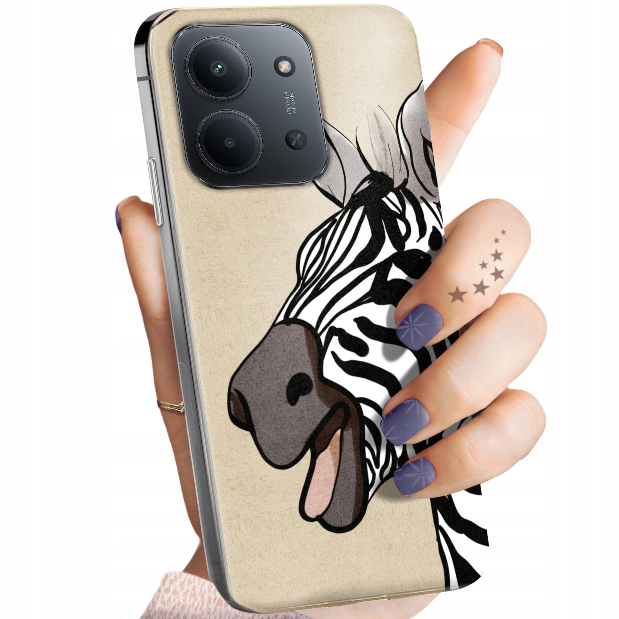 Etui Do Xiaomi Redmi 15C 4G 5G Zebra Zeberka Paski Obudowa Case