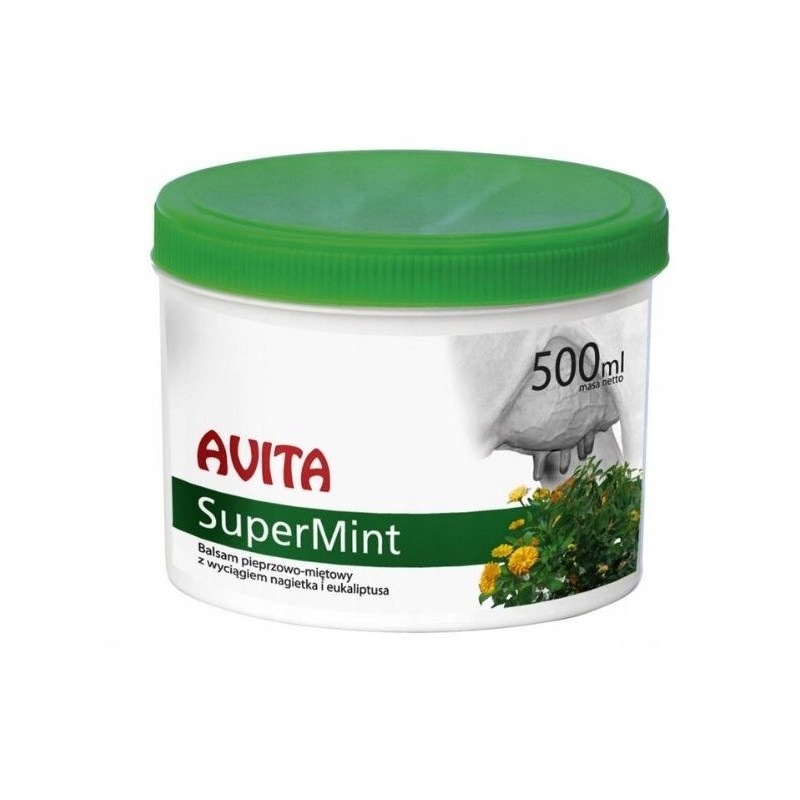 SuperMint 500 ml x 12 ks balzám na výměšky krav s měsíčkem a eukalyptem