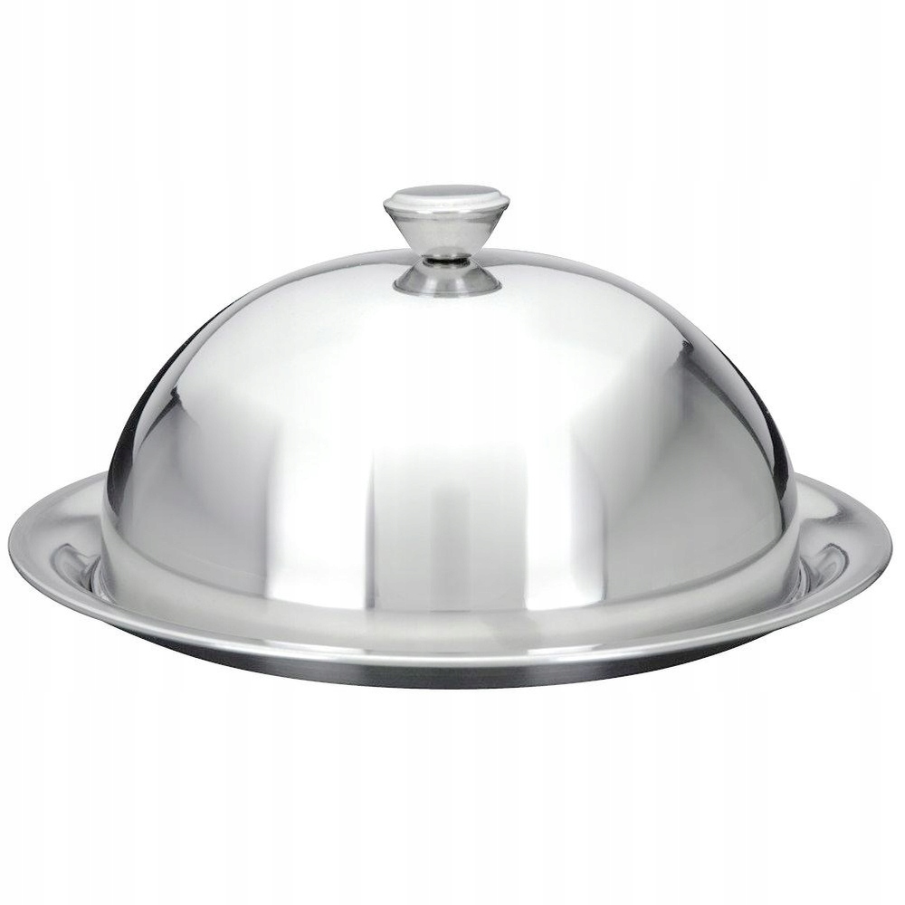 Podnos Se Stínítkem A Víkem, Ocelový, Průměr 26 CM, Pro Servírování