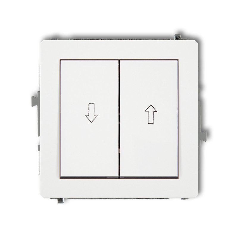 

Biały włącznik żaluzjowy DWP-8 Deco Karlik