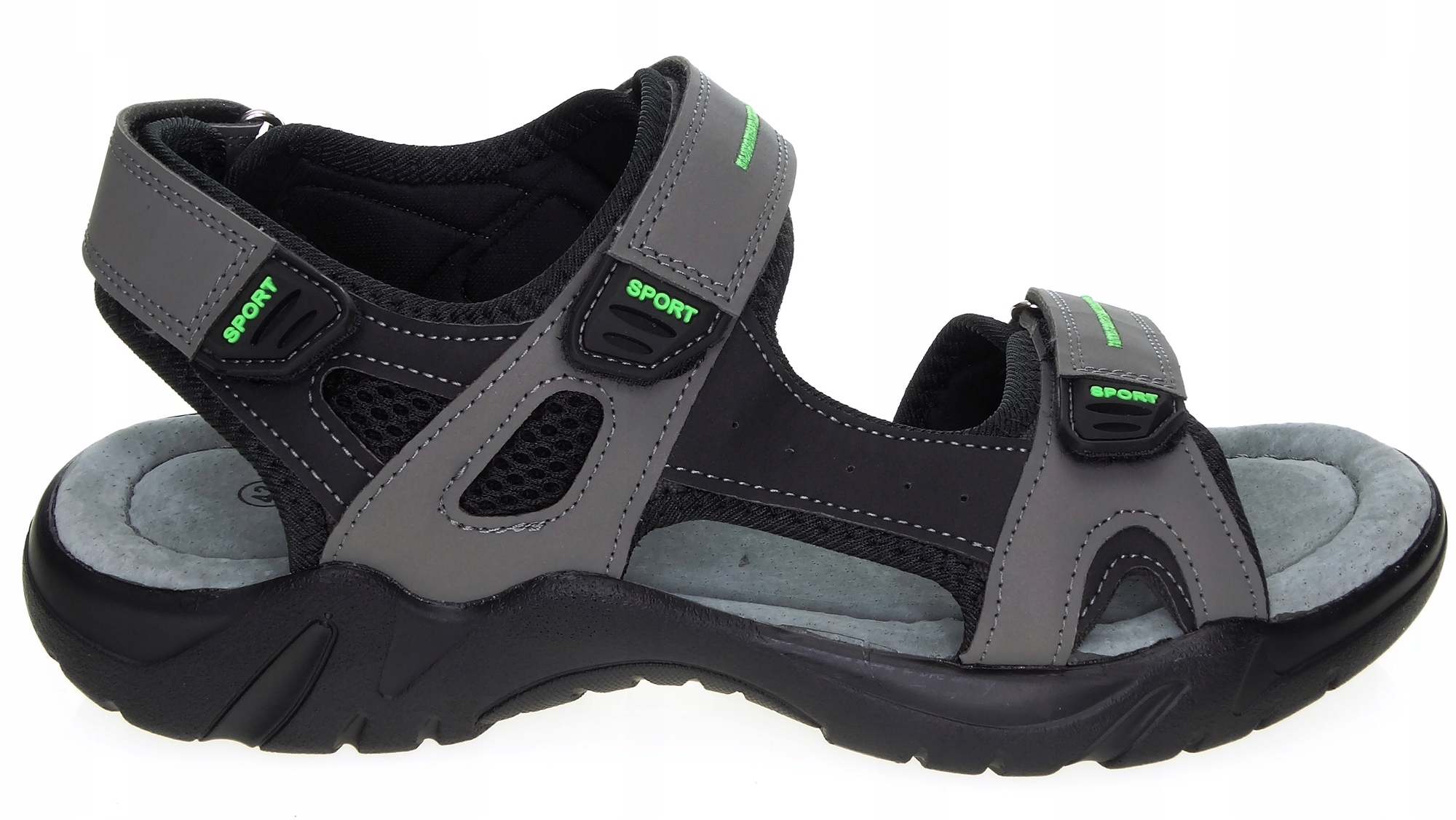 Męskie skórzane sandały solidne lekkie i wygodne