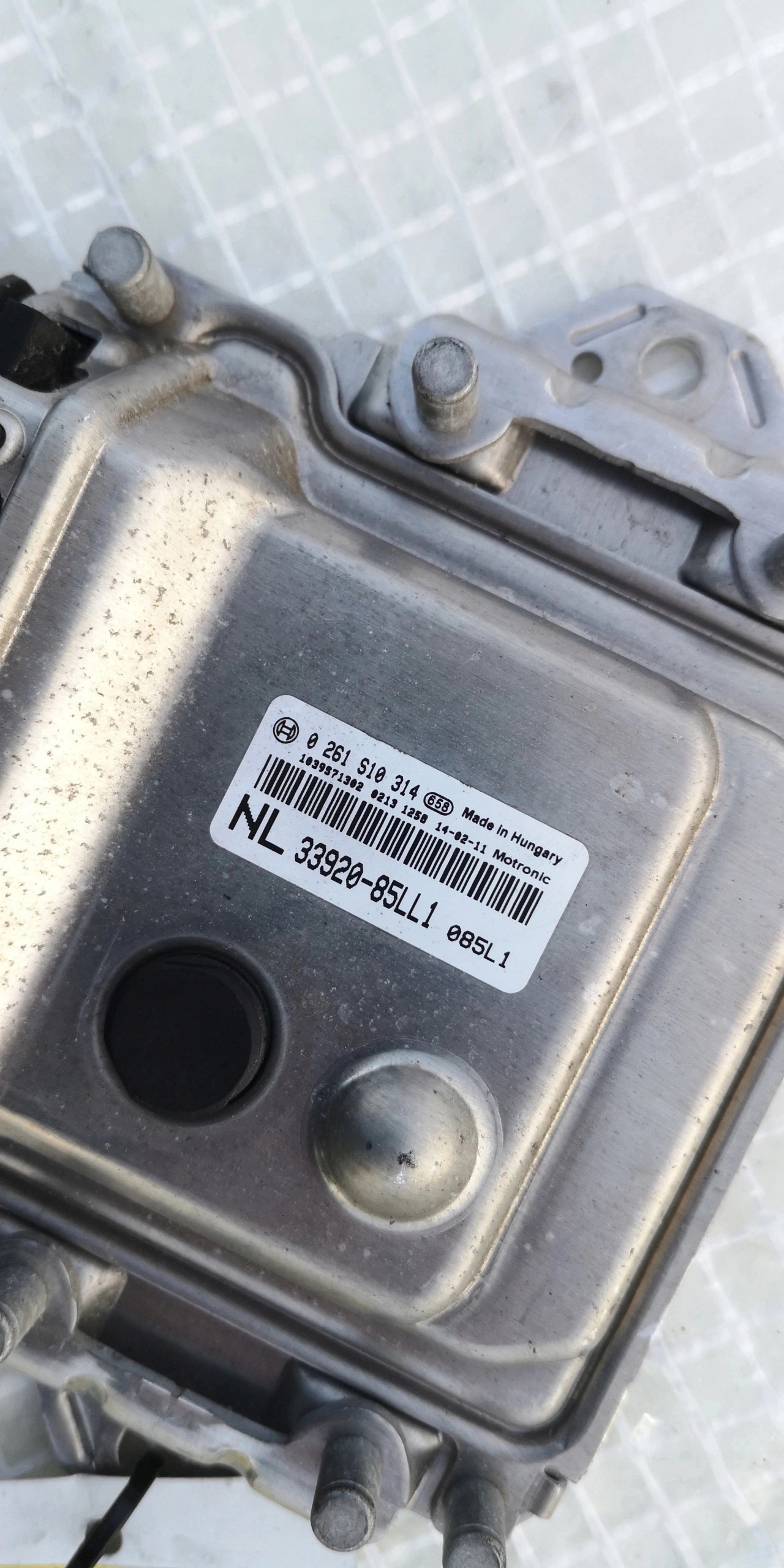 OPEL AGILA computer 0261S10314 33920-85LL1 ECU