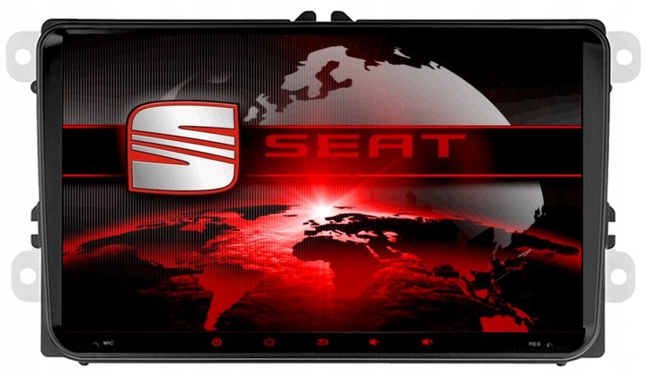 Rádio Gps Android Usb Wifi Bt Seat Altea 2007-2015