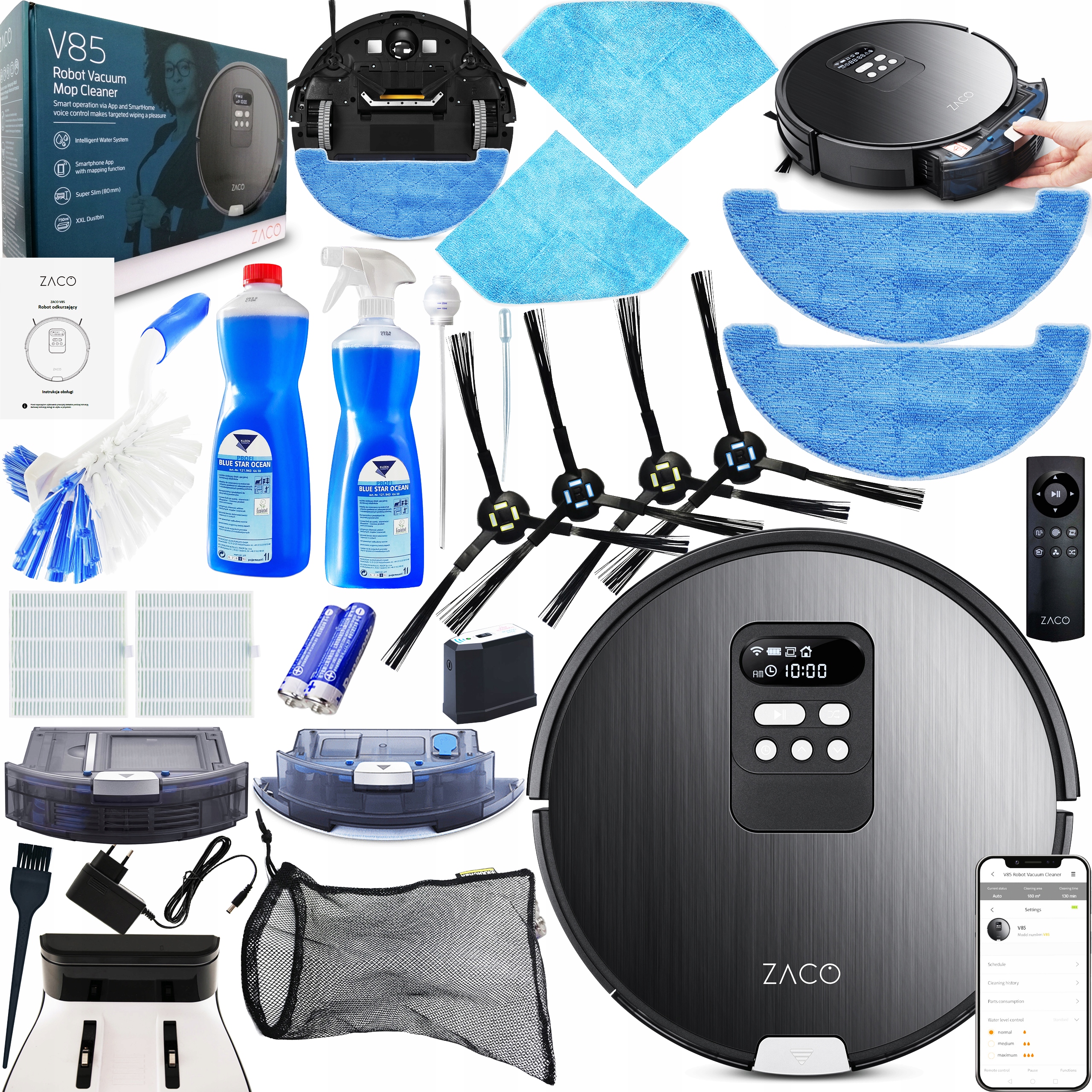 ROBOT VYSÁVAČA ZACO V85 KOMPLETNÝ